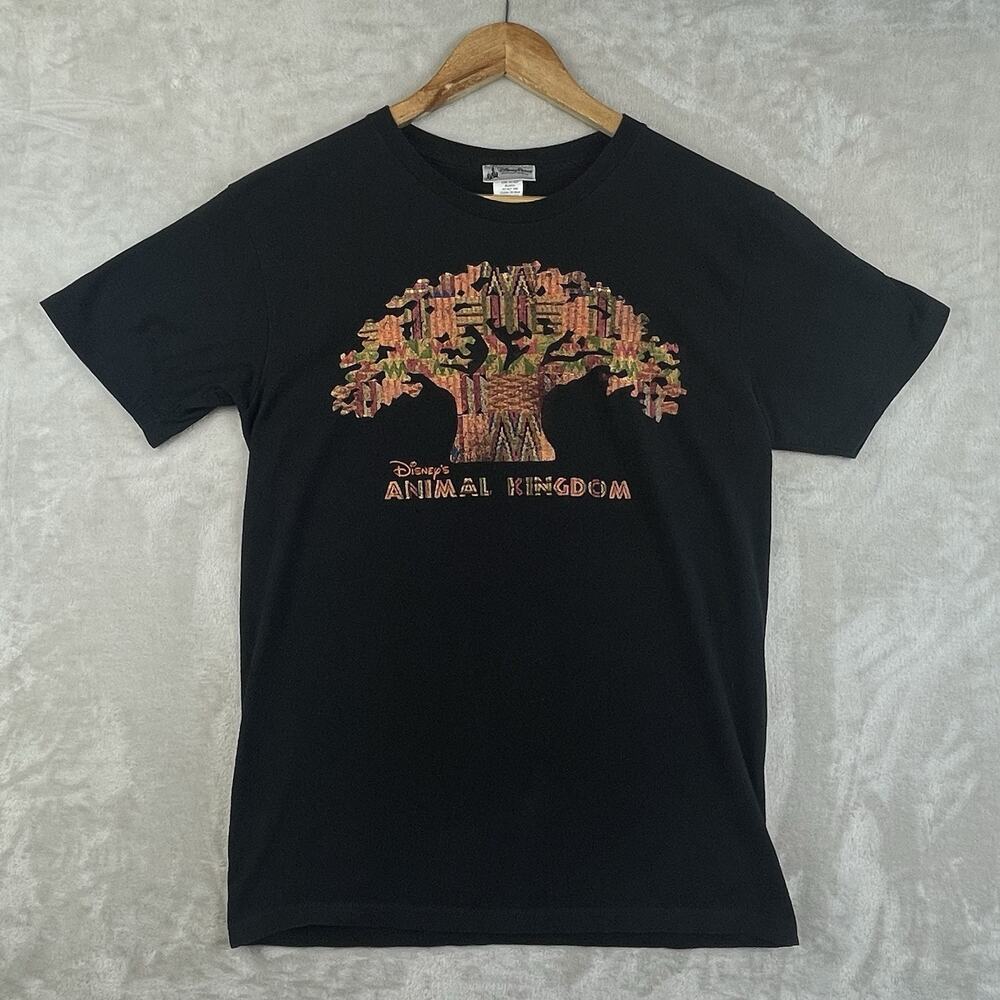 Disney Parks Animal Kingdom Tree of Life T Shirt Black Cotton Adult Medium - Picture 2 of 12